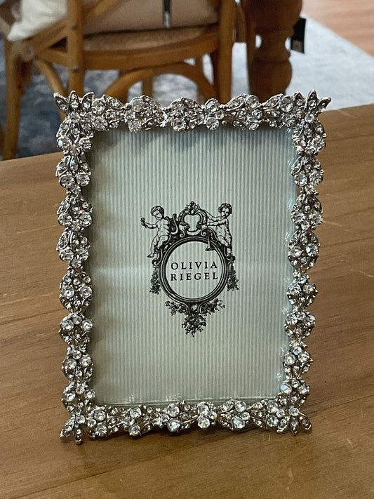 Olivia Riegel silver Victoria 2.5”x3.5” picture frame
