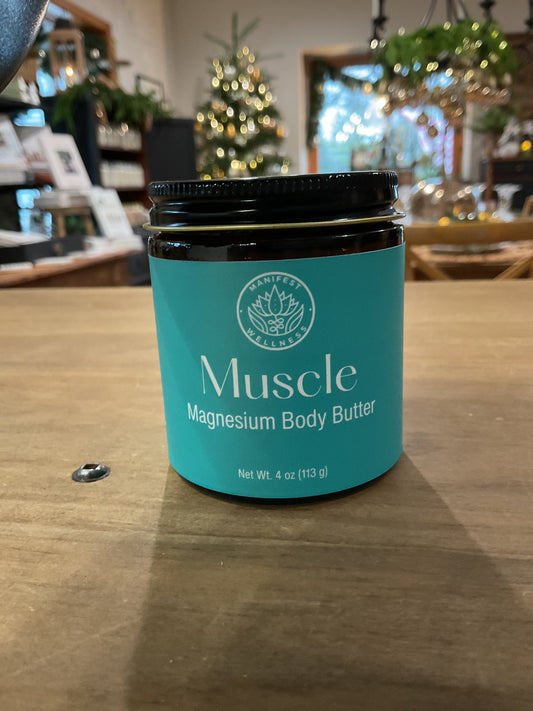 Manifest Wellness magnesium muscle butter, 4oz