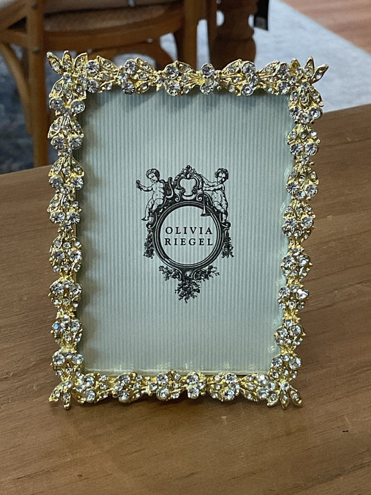 Olivia Riegel gold Victoria 2.5”x3.5” picture frame
